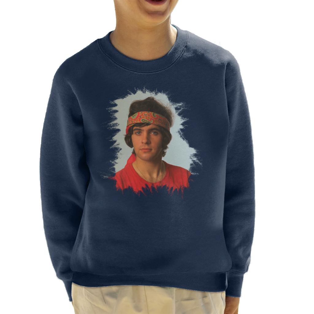 TV Times David Essex Bandana Portrait Kids Sweatshirt-ALL + EVERY