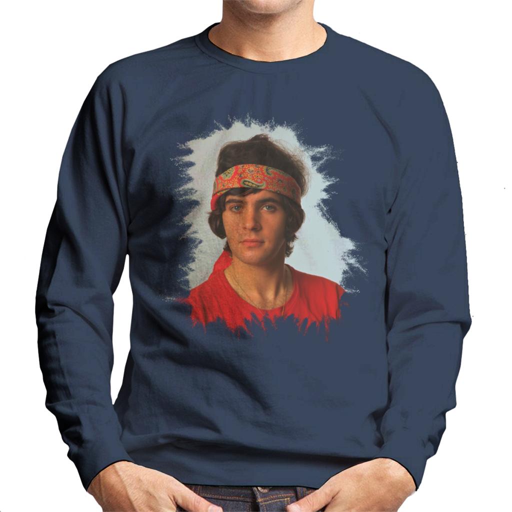 TV Times David Essex Bandana Portrait Men's Sweatshirt-ALL + EVERY