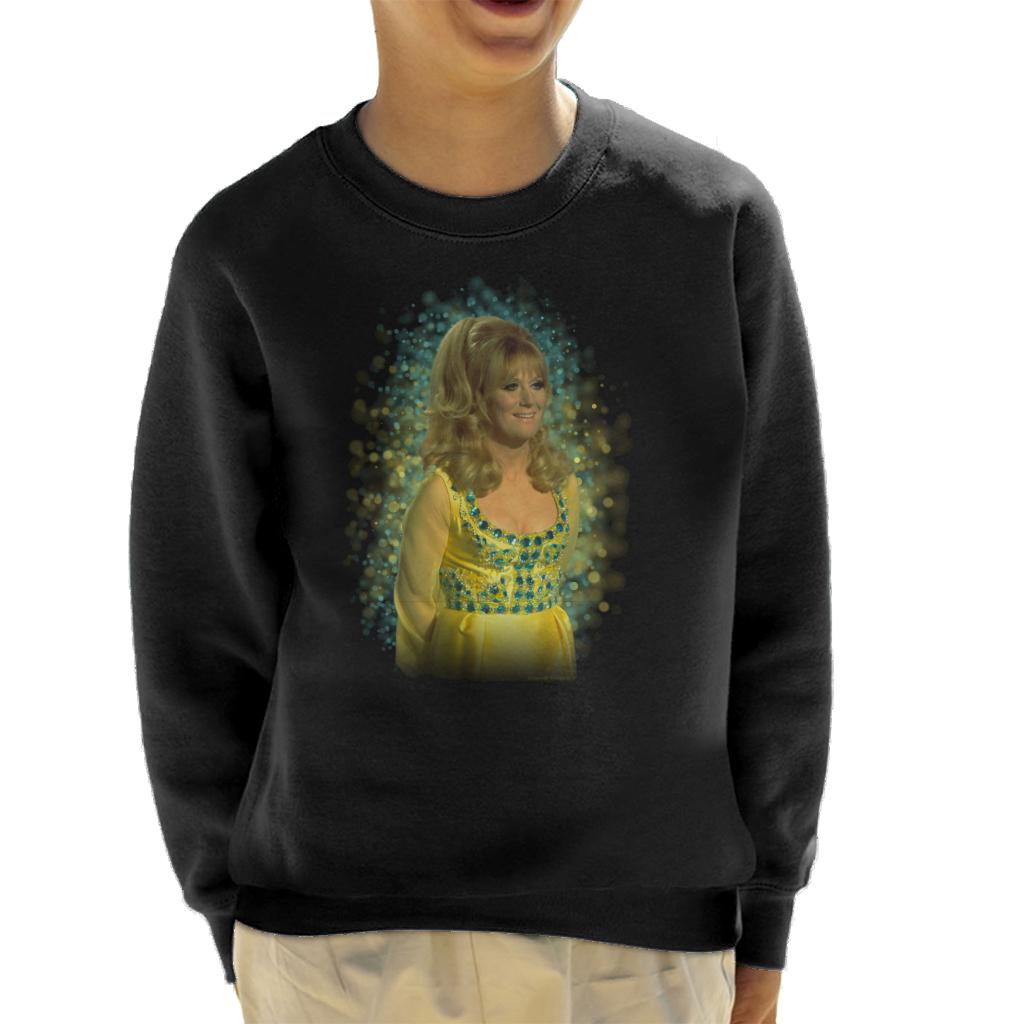 TV Times Dusty Springfield Flare Glow Effect Kids Sweatshirt-ALL + EVERY