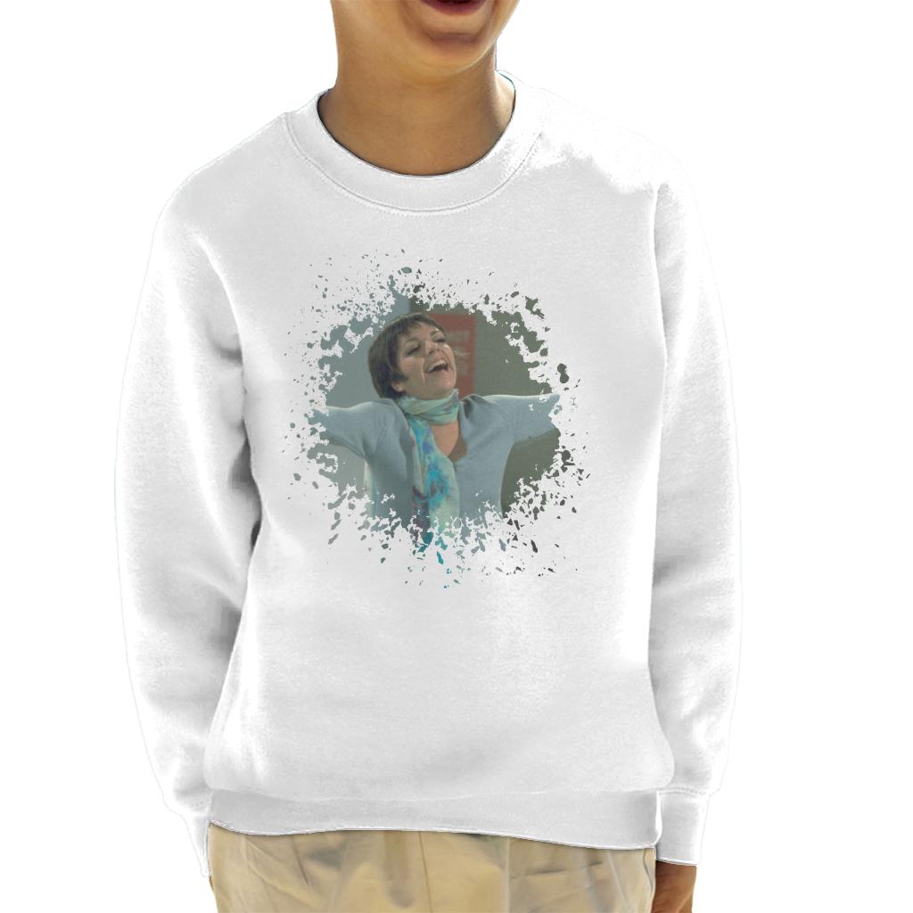 TV Times Liza Minnelli Distressed Edge Effect Kids Sweatshirt-ALL + EVERY