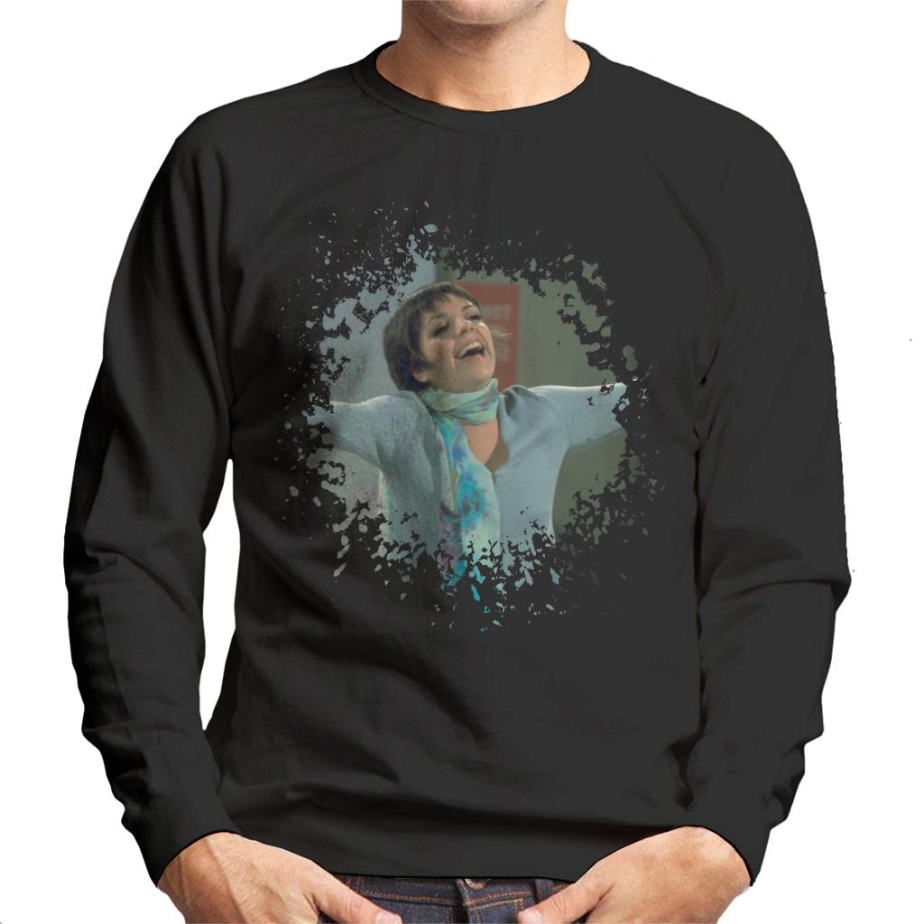 TV Times Liza Minnelli Distressed Edge Effect Men's Sweatshirt-ALL + EVERY