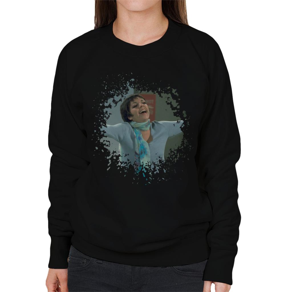 TV Times Liza Minnelli Distressed Edge Effect Women's Sweatshirt-ALL + EVERY