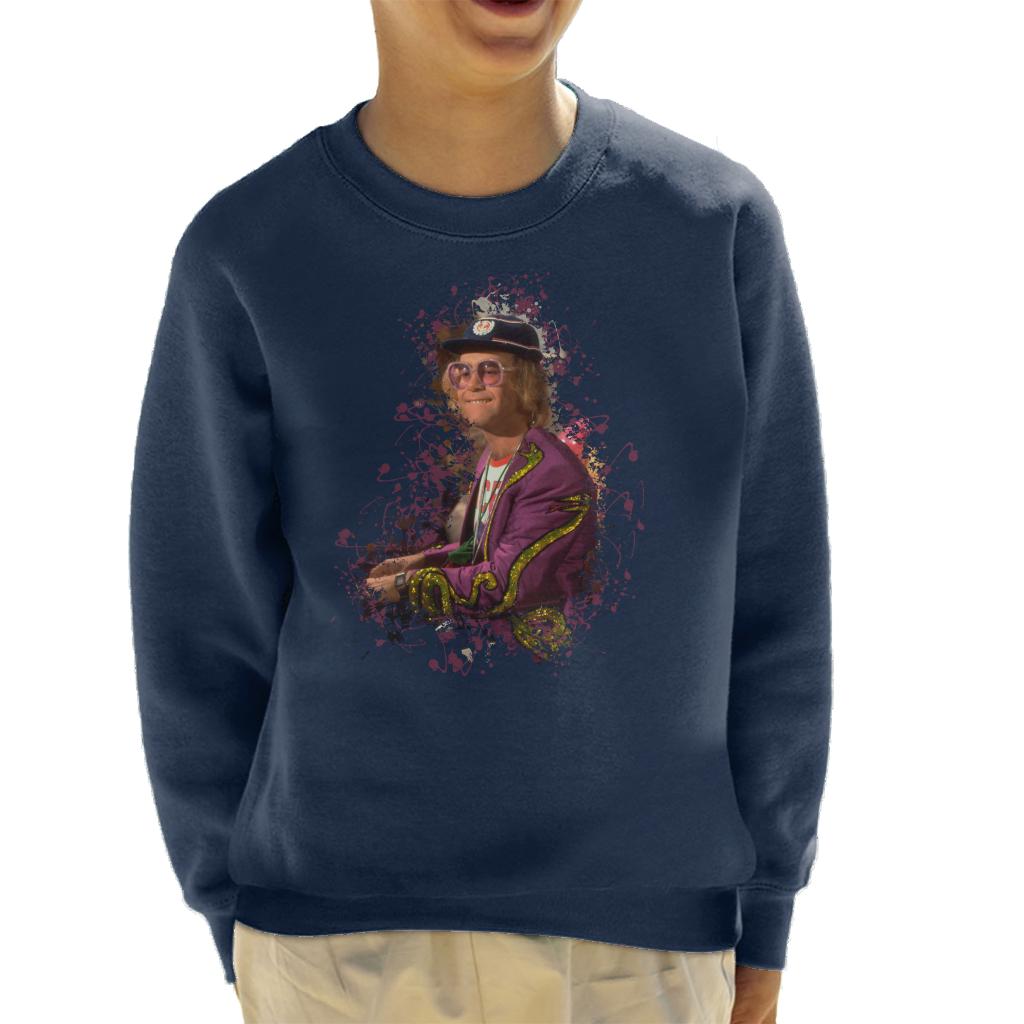 TV Times Elton John At The Piano Kids Sweatshirt-ALL + EVERY