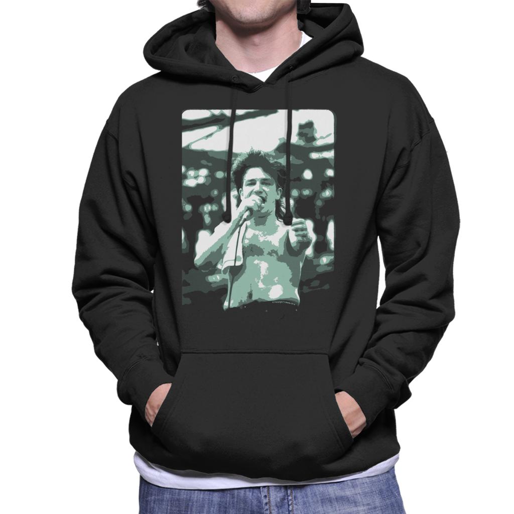 TV Times Bono Of U2 Live Men's Hooded Sweatshirt-ALL + EVERY