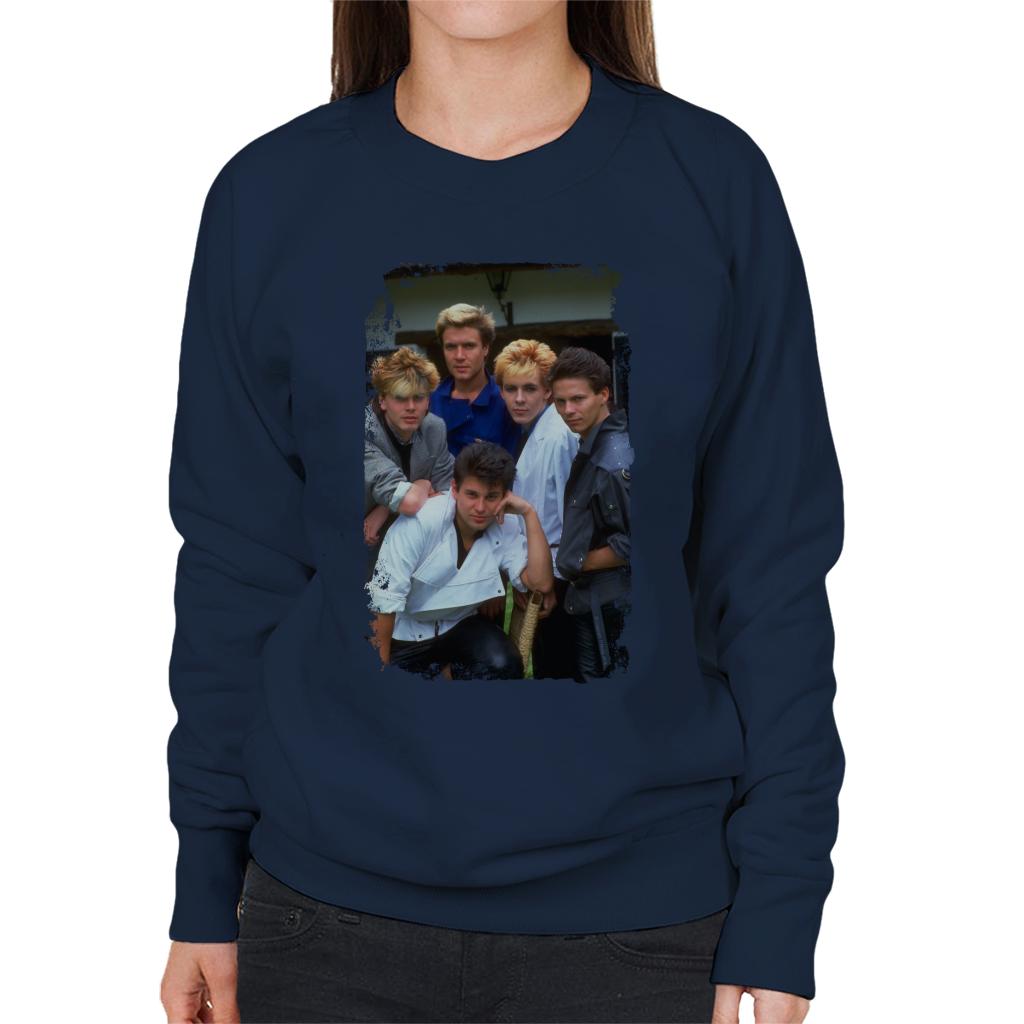 TV Times Duran Duran Band Portrait Women's Sweatshirt-ALL + EVERY