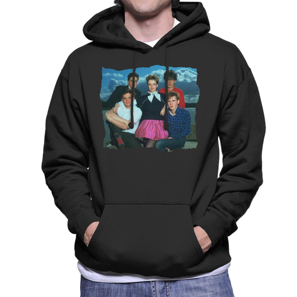 TV Times Altered Images Band Portrait Men's Hooded Sweatshirt-ALL + EVERY