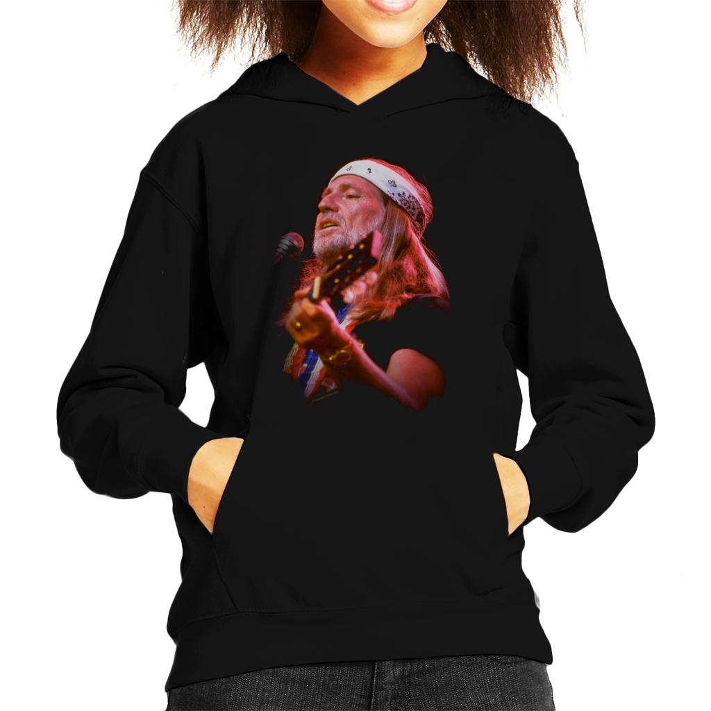 TV Times Willie Nelson Live Kids Hooded Sweatshirt-ALL + EVERY