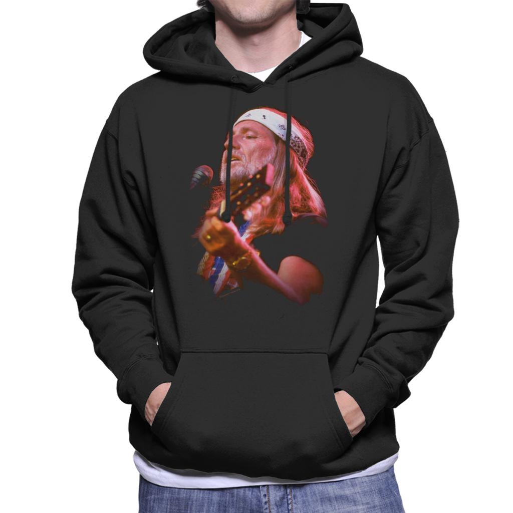 TV Times Willie Nelson Live Men's Hooded Sweatshirt-ALL + EVERY