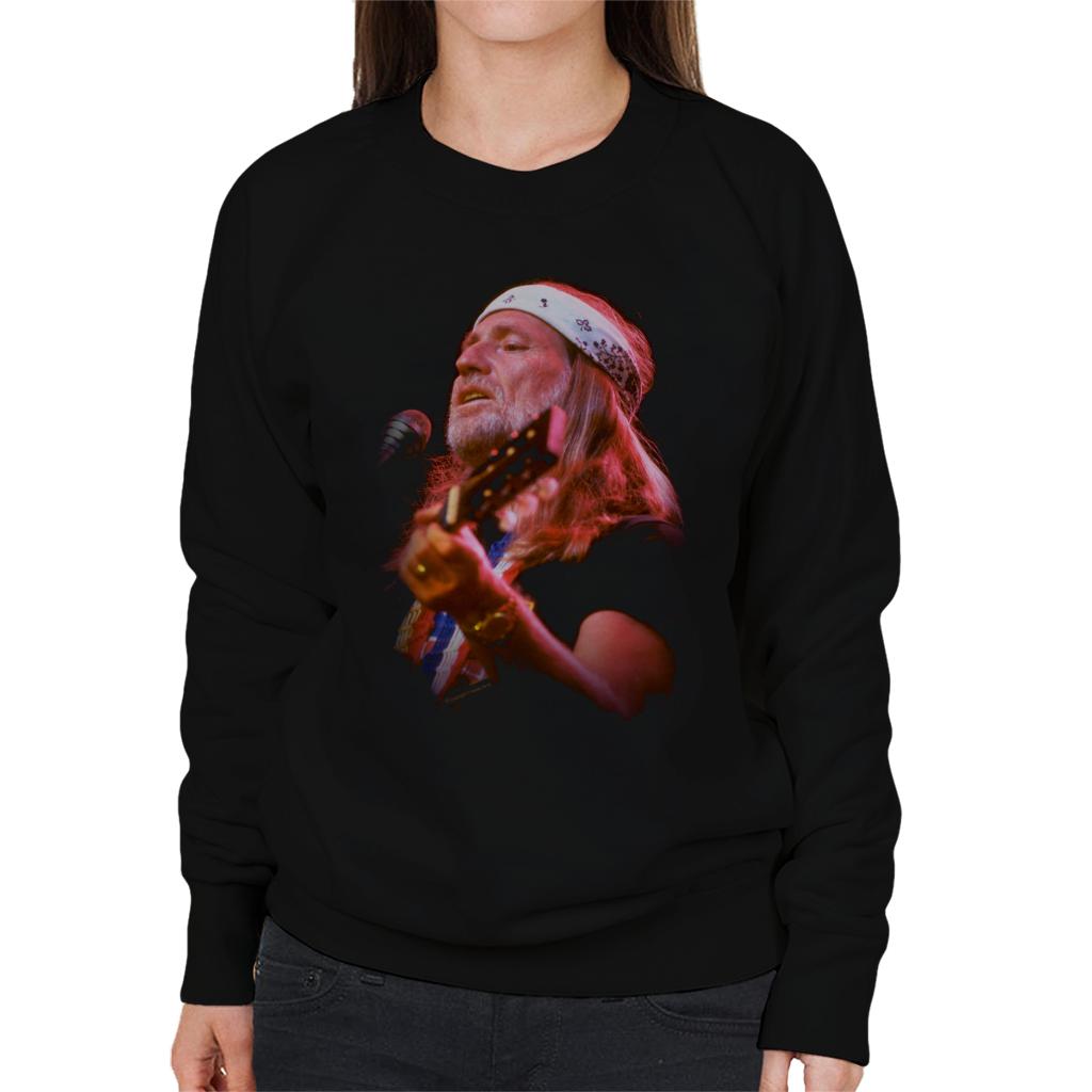 TV Times Willie Nelson Live Women's Sweatshirt-ALL + EVERY