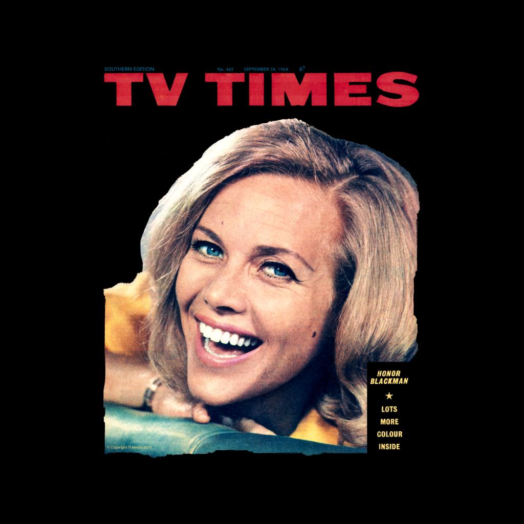 TV Times Honor Blackman 1964 Cover Women's Sweatshirt-ALL + EVERY