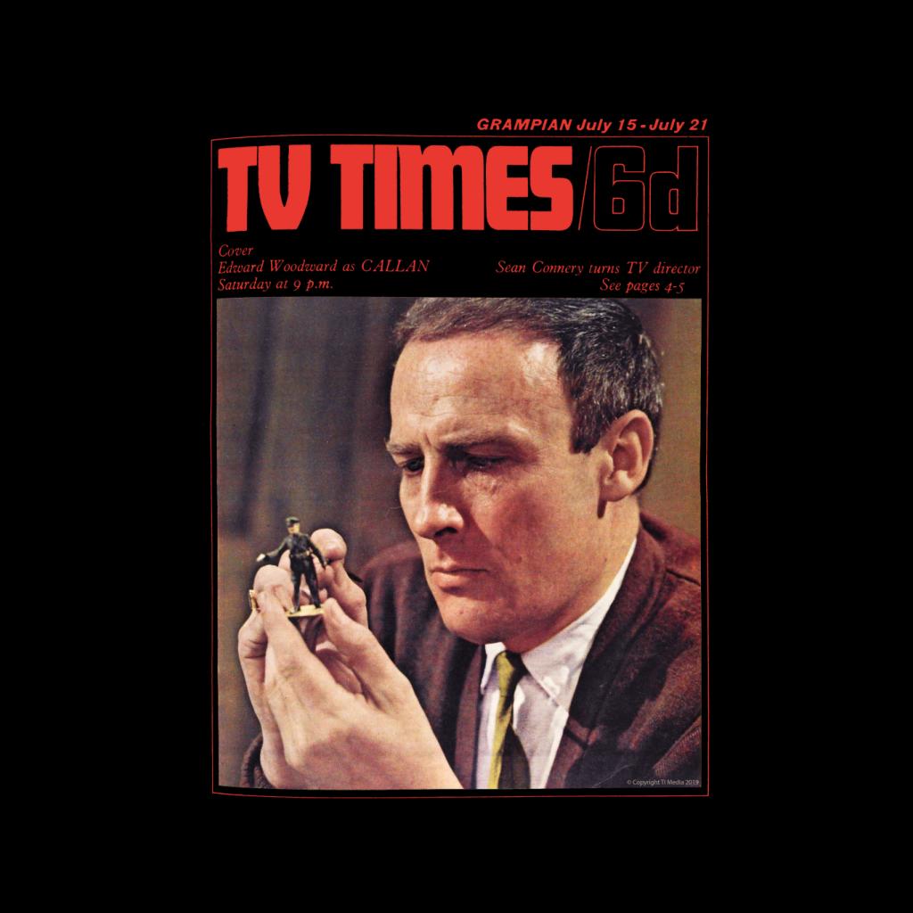 TV Times Edward Woodward 1967 Cover Kids Sweatshirt-ALL + EVERY