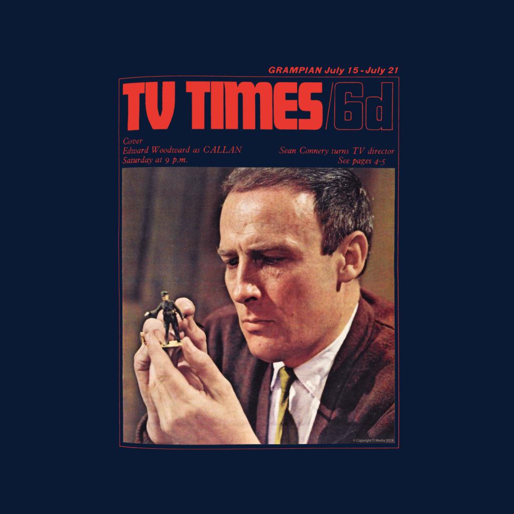 TV Times Edward Woodward 1967 Cover Women's Hooded Sweatshirt-ALL + EVERY