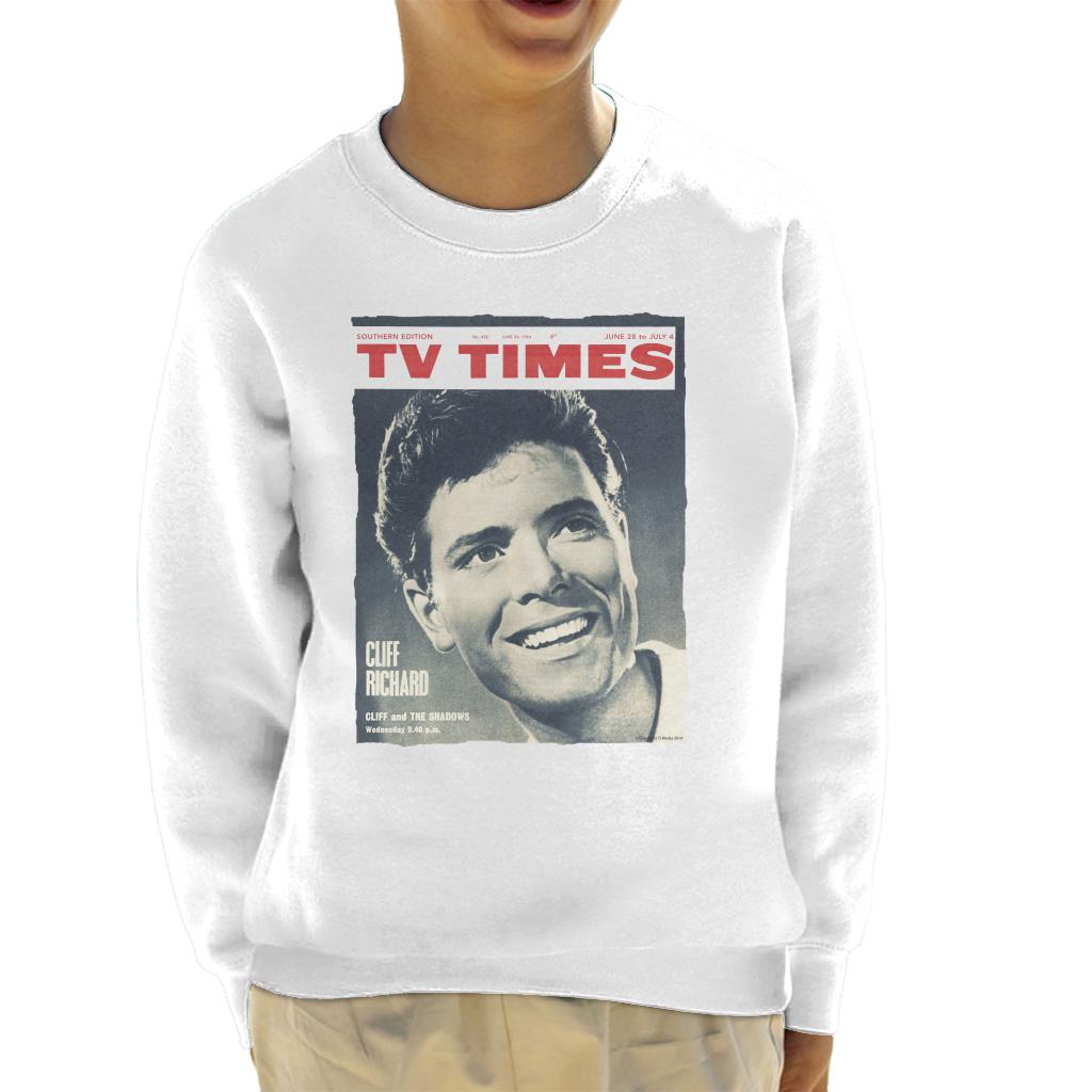 TV Times Cliff Richard 1964 Cover Kids Sweatshirt-ALL + EVERY