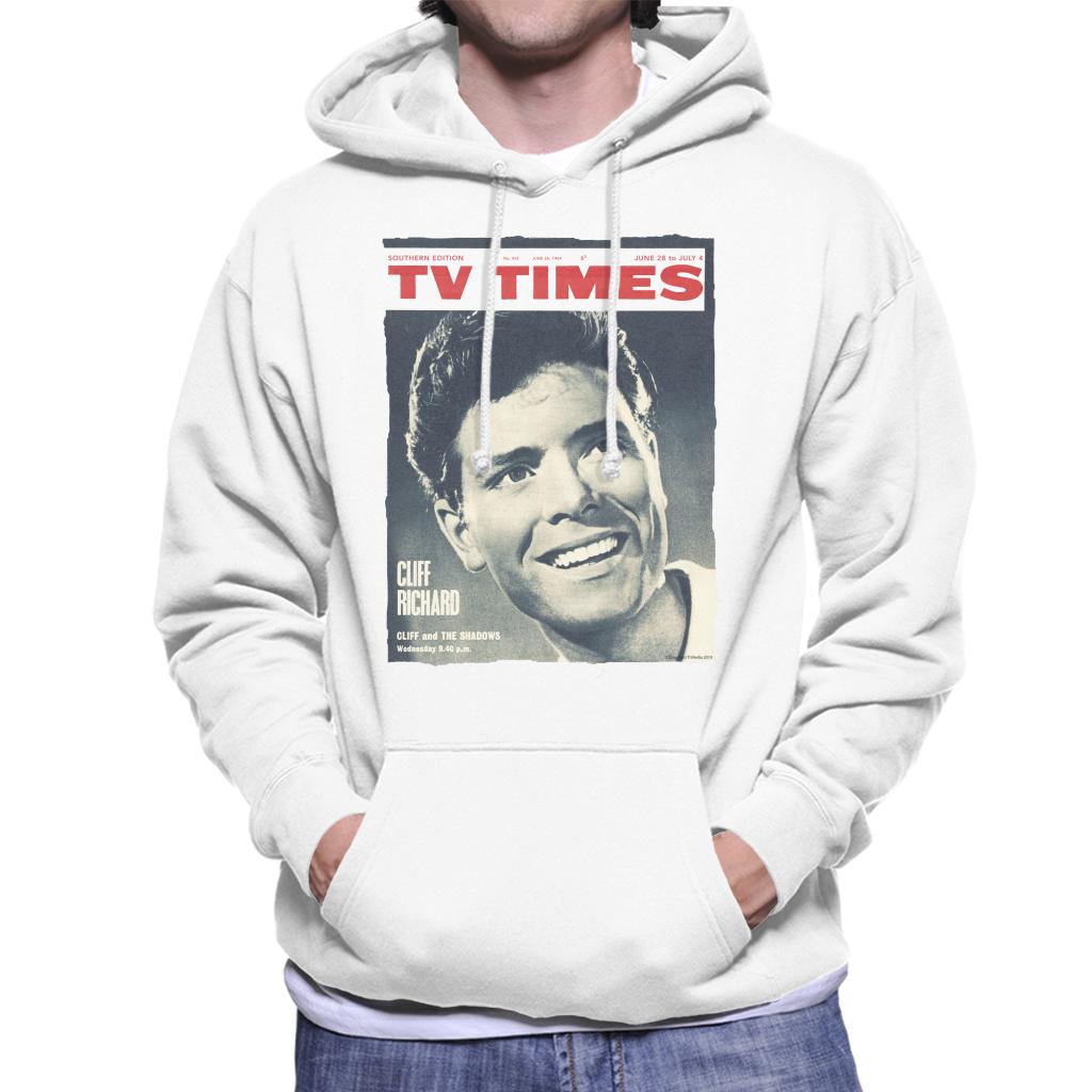 TV Times Cliff Richard 1964 Cover Men's Hooded Sweatshirt-ALL + EVERY