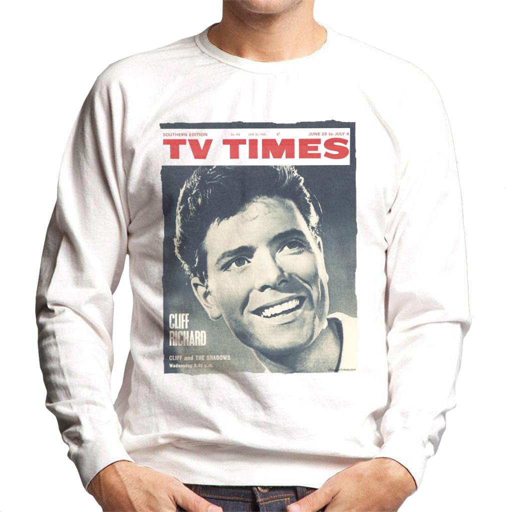 TV Times Cliff Richard 1964 Cover Men's Sweatshirt-ALL + EVERY