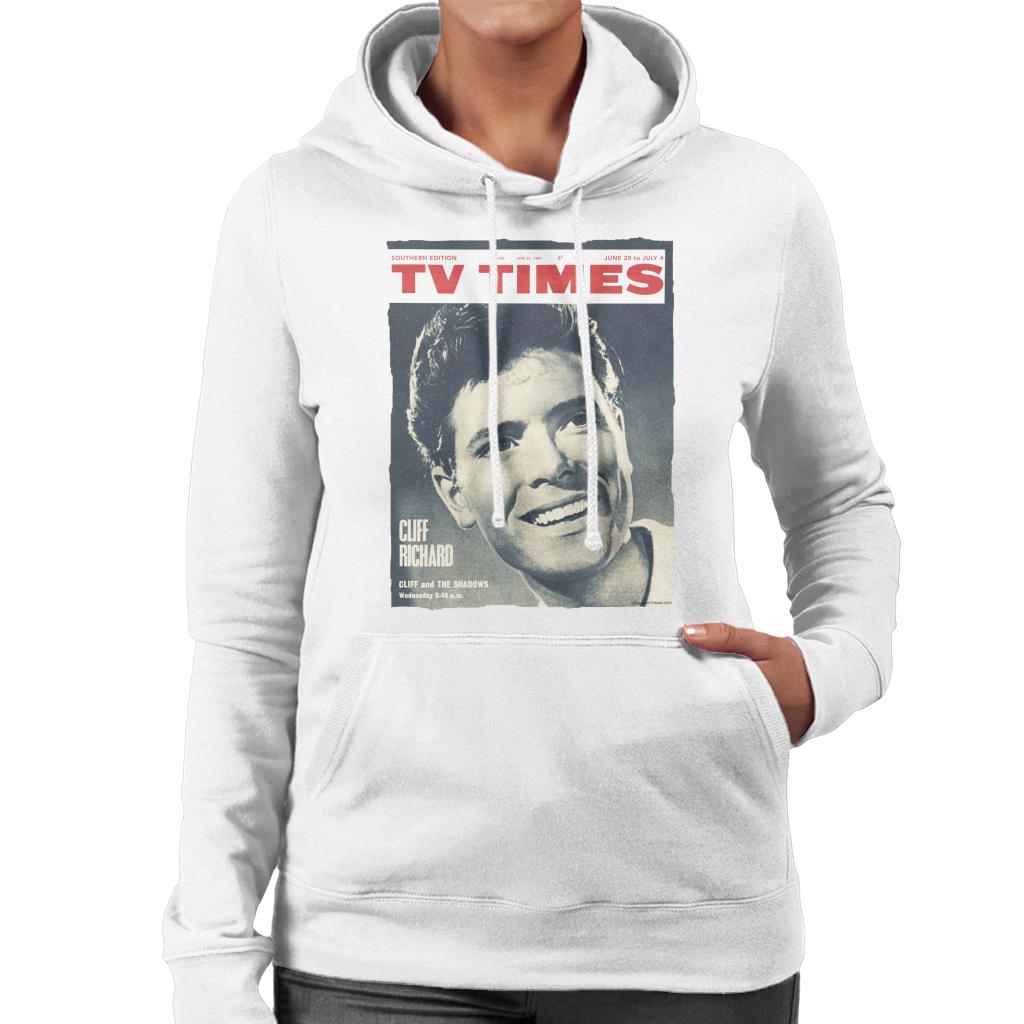 TV Times Cliff Richard 1964 Cover Women's Hooded Sweatshirt-ALL + EVERY