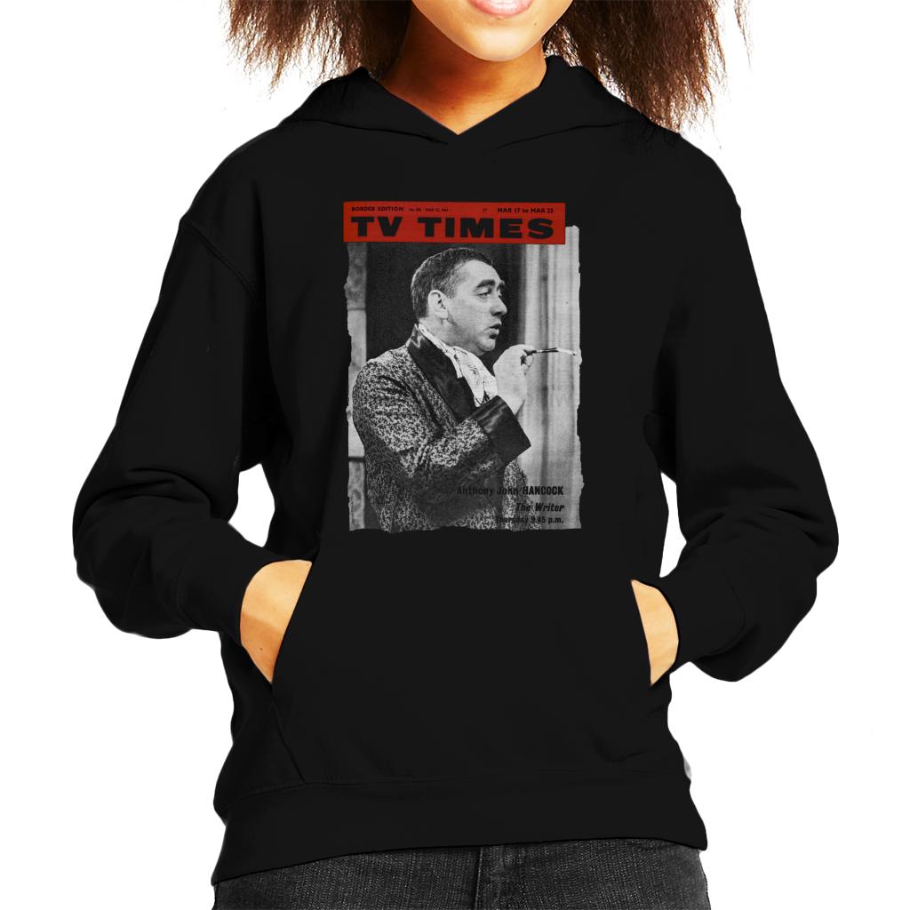 TV Times Tony Hancock 1963 Cover Kids Hooded Sweatshirt-ALL + EVERY