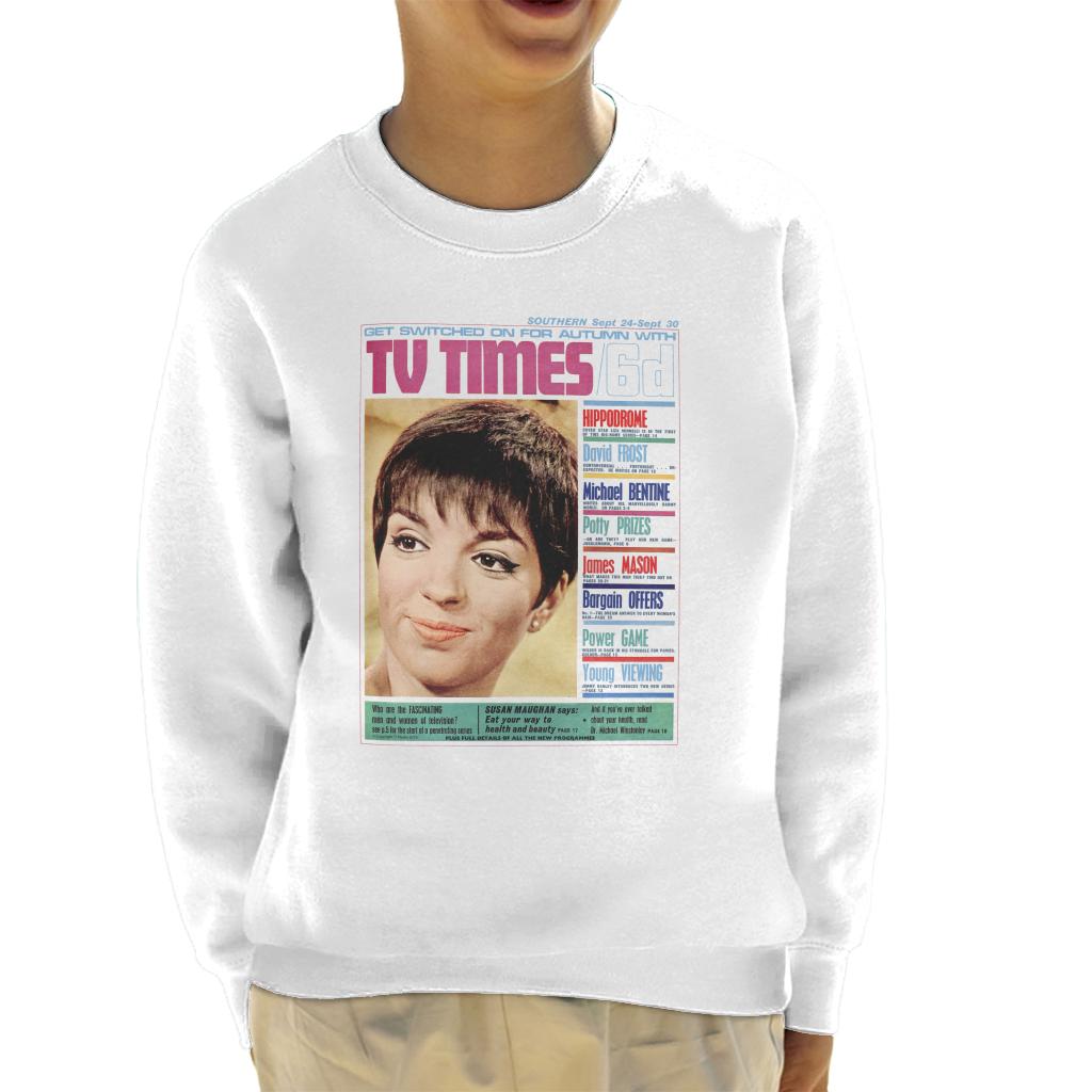 TV Times Liza Minnelli 1966 Cover Kids Sweatshirt-ALL + EVERY