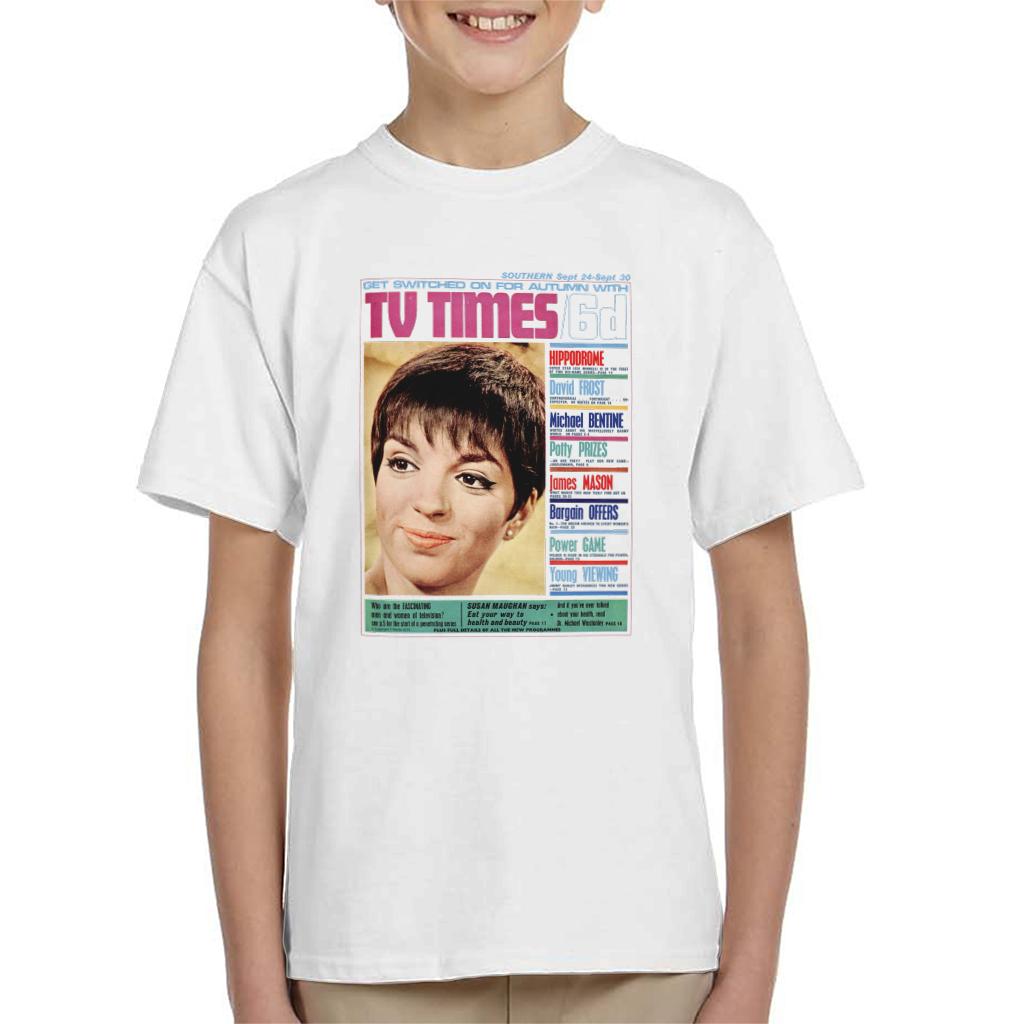 TV Times Liza Minnelli 1966 Cover Kids T-Shirt-ALL + EVERY