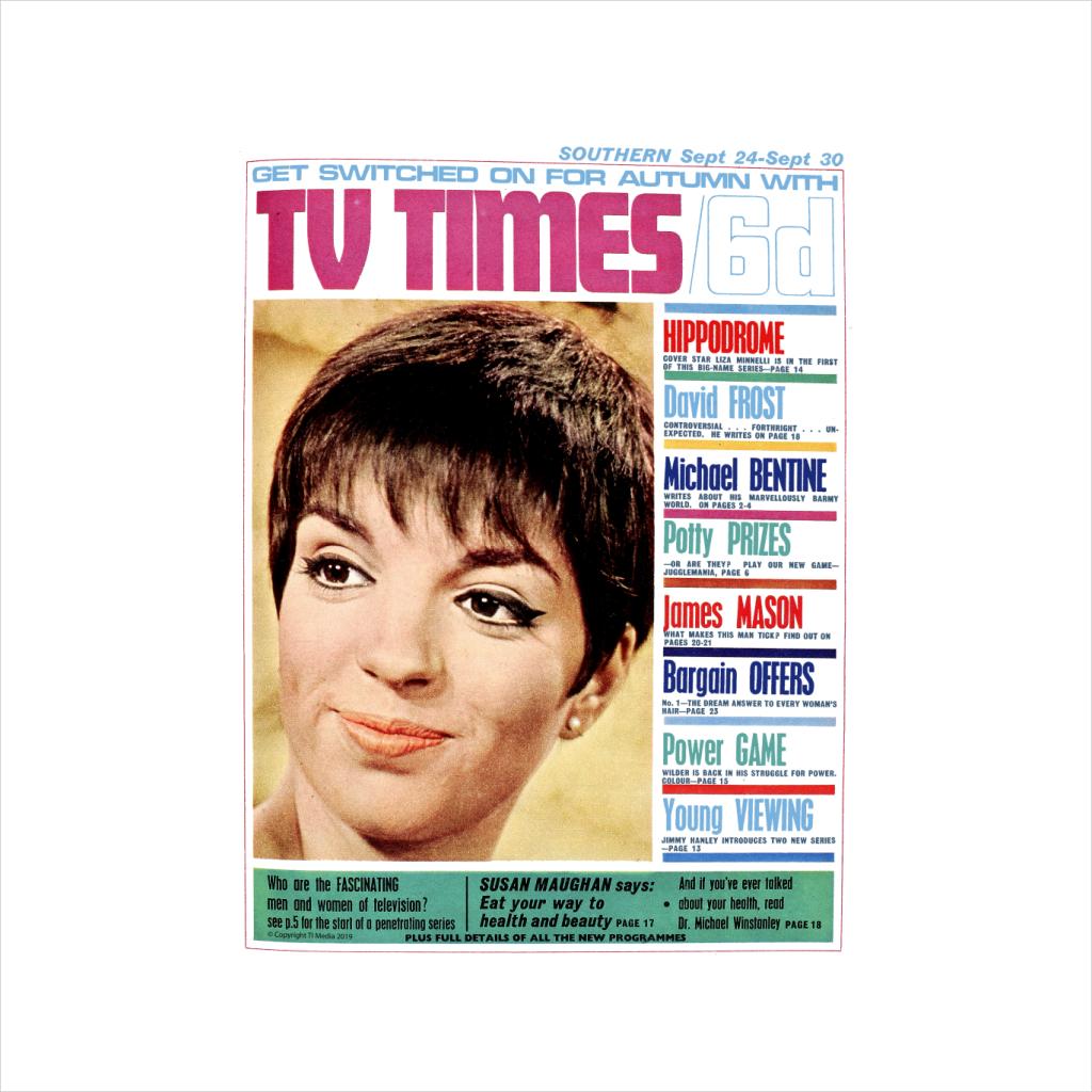 TV Times Liza Minnelli 1966 Cover Men's Sweatshirt-ALL + EVERY