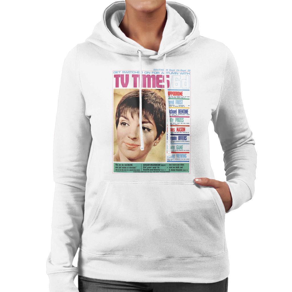 TV Times Liza Minnelli 1966 Cover Women's Hooded Sweatshirt-ALL + EVERY