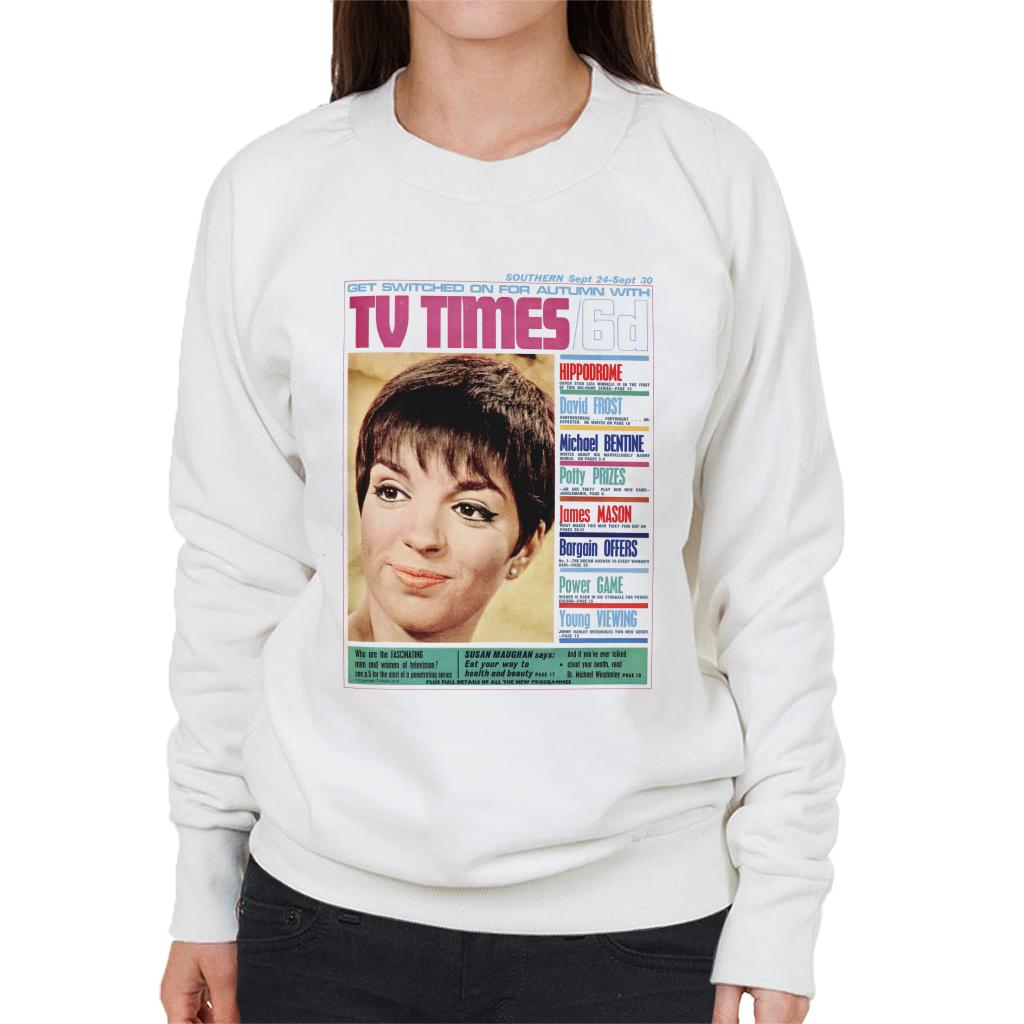 TV Times Liza Minnelli 1966 Cover Women's Sweatshirt-ALL + EVERY