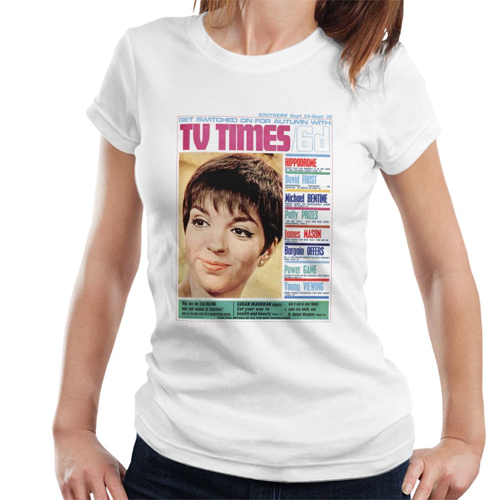 TV Times Liza Minnelli 1966 Cover Women's T-Shirt-ALL + EVERY