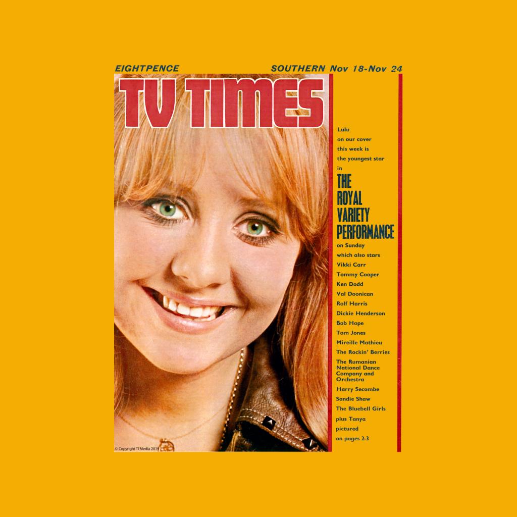 TV Times Lulu 1967 Cover Women's Hooded Sweatshirt-ALL + EVERY