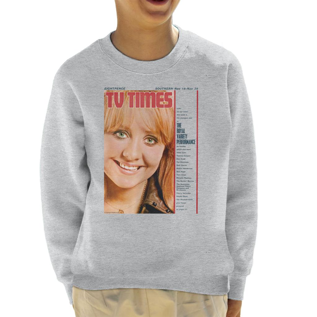 TV Times Lulu 1967 Cover Kids Sweatshirt-ALL + EVERY