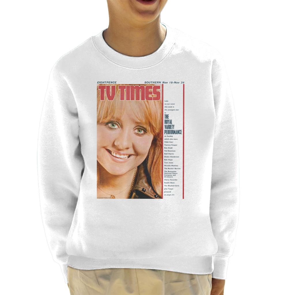 TV Times Lulu 1967 Cover Kids Sweatshirt-ALL + EVERY