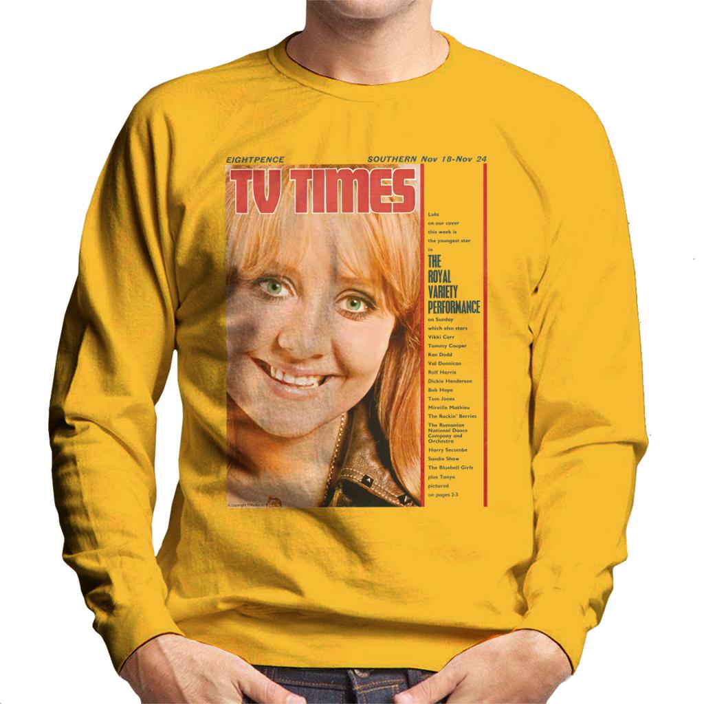 TV Times Lulu 1967 Cover Men's Sweatshirt-ALL + EVERY