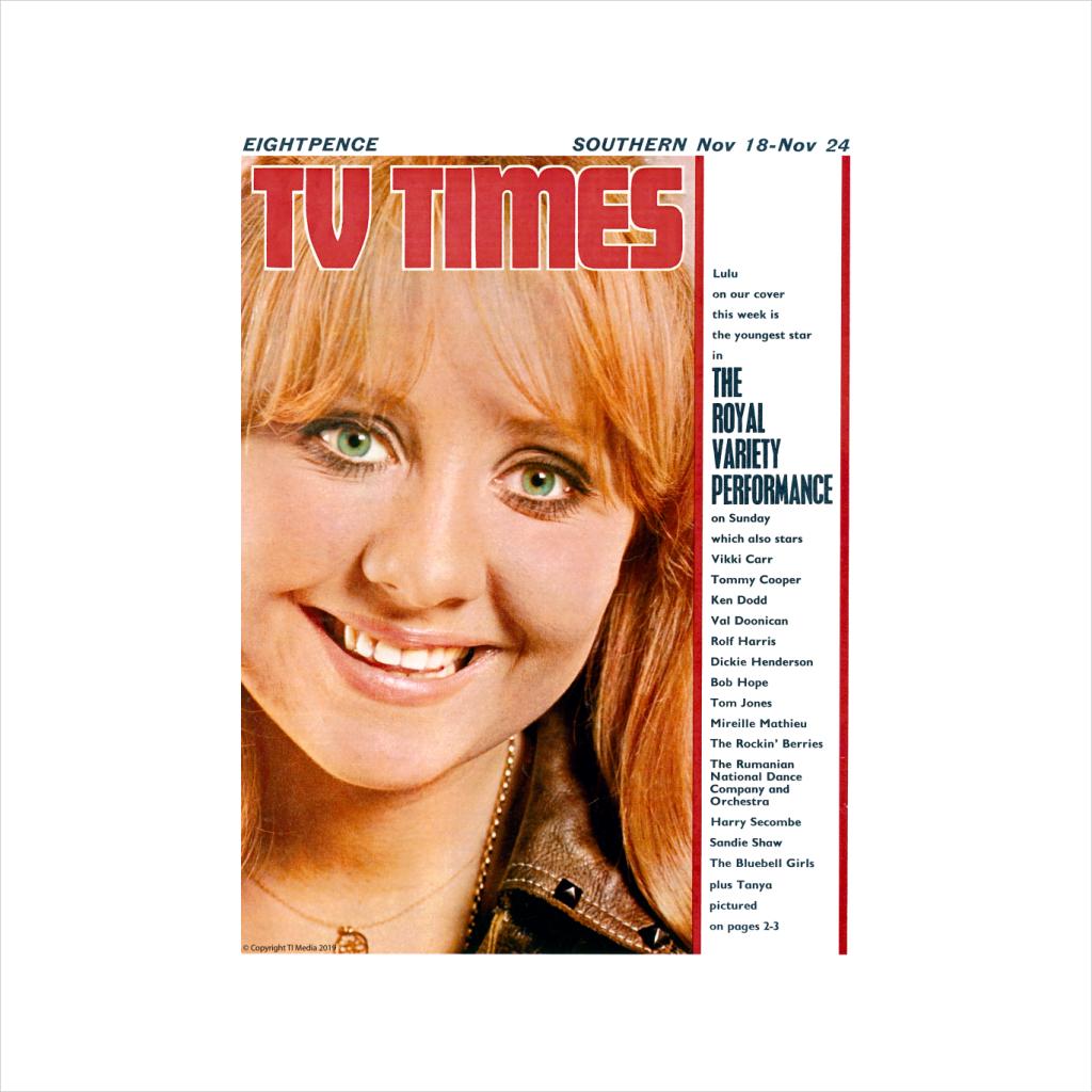 TV Times Lulu 1967 Cover Kids Hooded Sweatshirt-ALL + EVERY