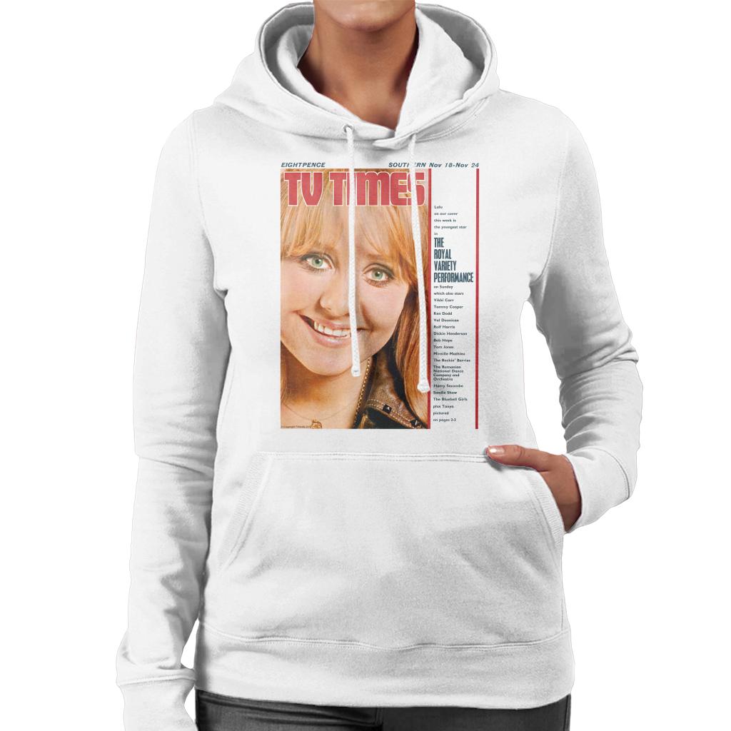 TV Times Lulu 1967 Cover Women's Hooded Sweatshirt-ALL + EVERY