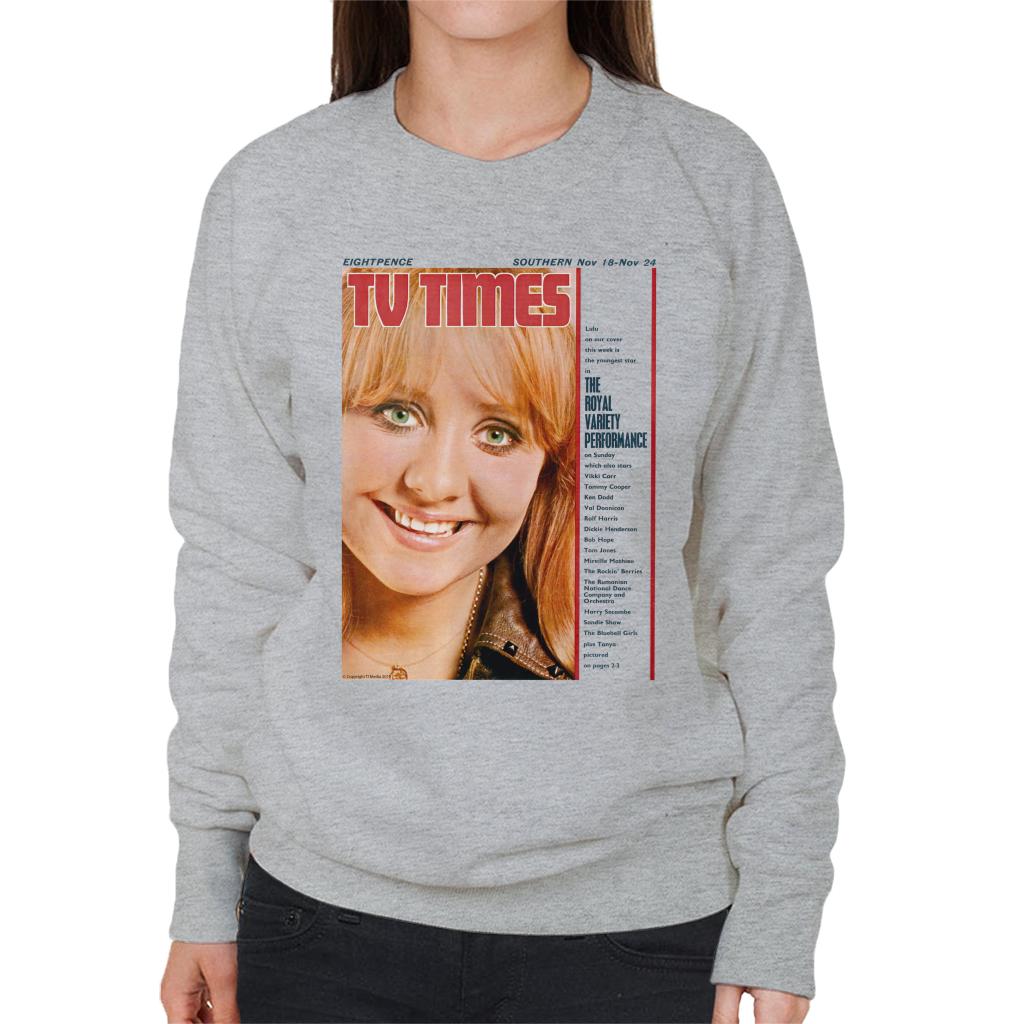 TV Times Lulu 1967 Cover Women's Sweatshirt-ALL + EVERY