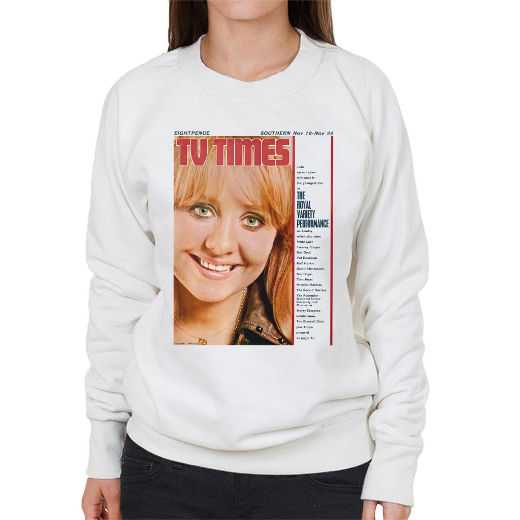 TV Times Lulu 1967 Cover Women's Sweatshirt-ALL + EVERY