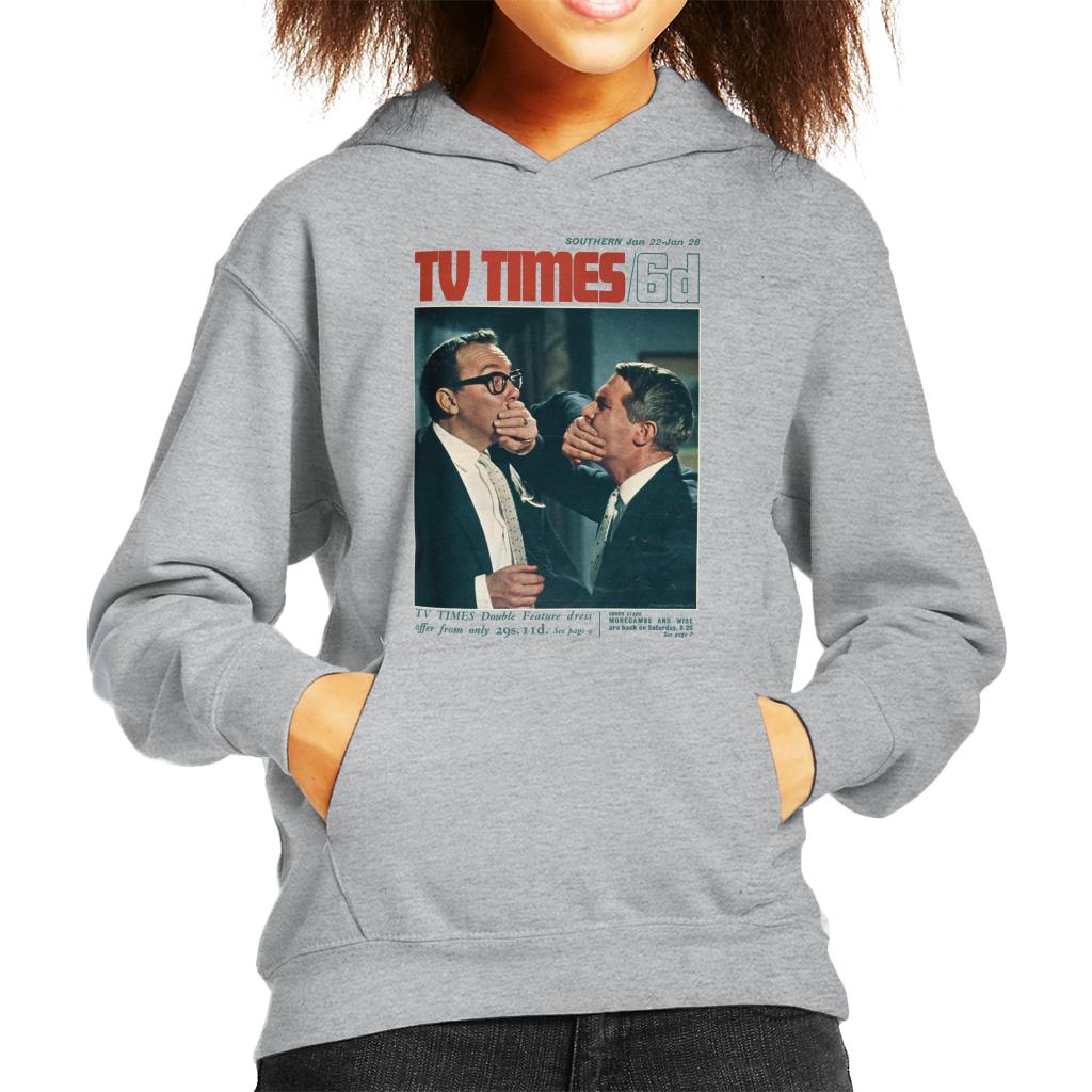 TV Times Morecambe And Wise Show 1966 Cover Kids Hooded Sweatshirt-ALL + EVERY