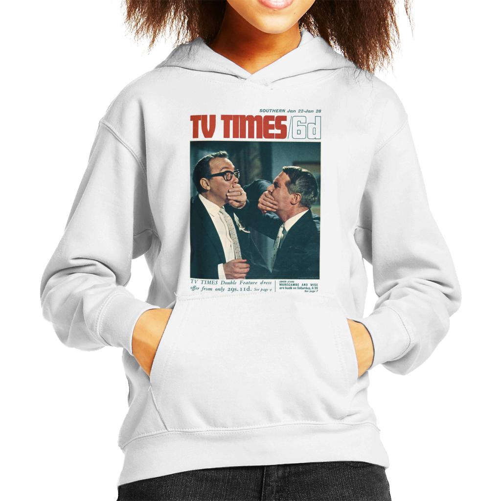 TV Times Morecambe And Wise Show 1966 Cover Kids Hooded Sweatshirt-ALL + EVERY