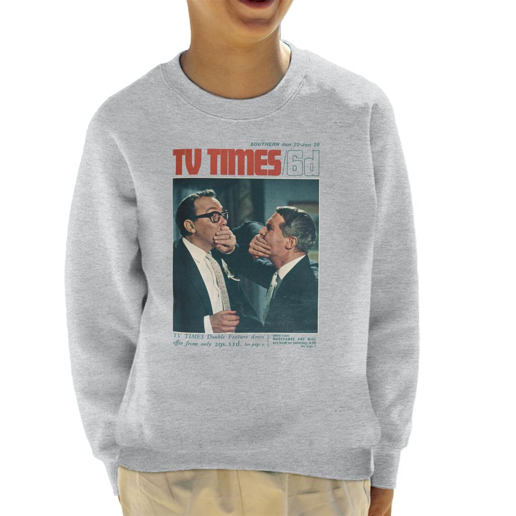 TV Times Morecambe And Wise Show 1966 Cover Kids Sweatshirt-ALL + EVERY