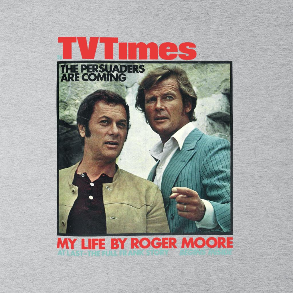 TV Times Tony Curtis Roger Moore Persuaders 1971 Cover Men's Sweatshirt-ALL + EVERY