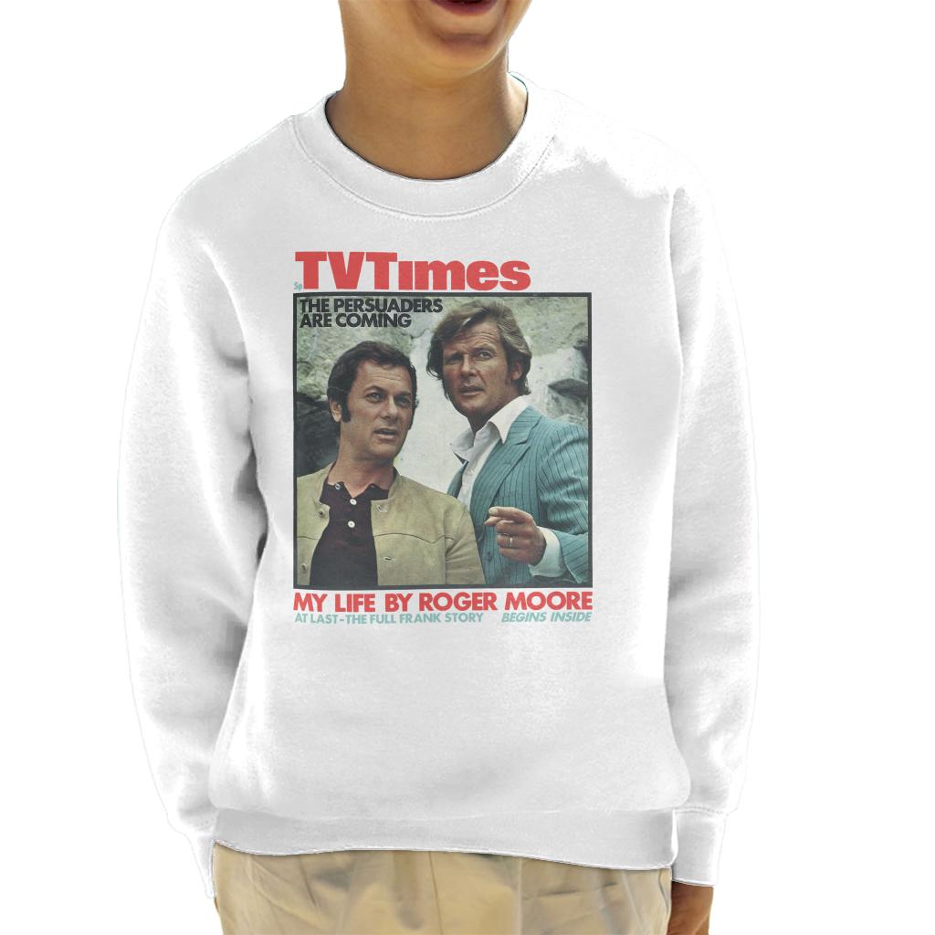 TV Times Tony Curtis Roger Moore Persuaders 1971 Cover Kids Sweatshirt-ALL + EVERY