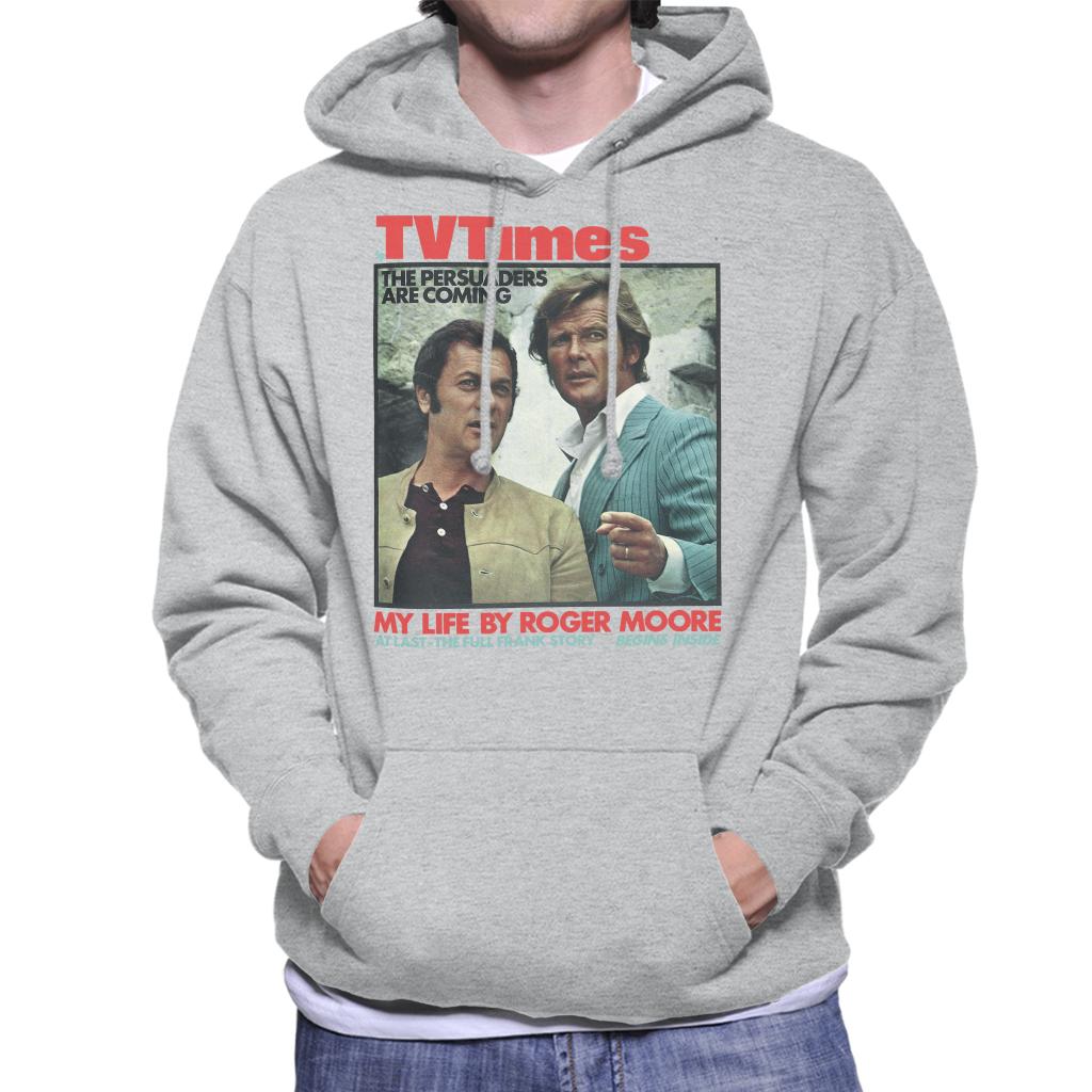 TV Times Tony Curtis Roger Moore Persuaders 1971 Cover Men's Hooded Sweatshirt-ALL + EVERY