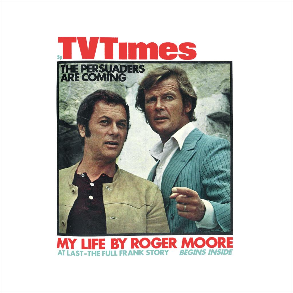 TV Times Tony Curtis Roger Moore Persuaders 1971 Cover Kids Hooded Sweatshirt-ALL + EVERY