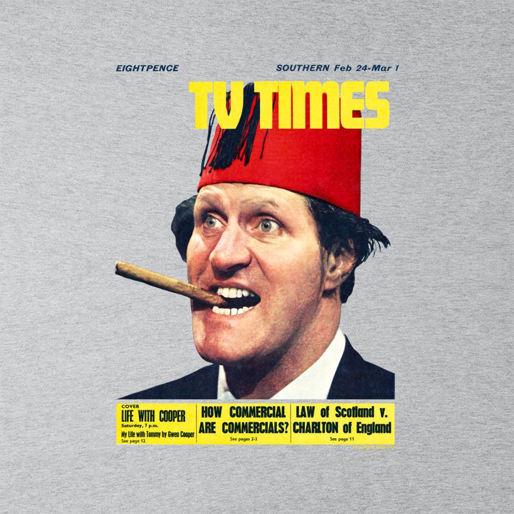 TV Times Tommy Cooper 1967 Cover Women's Hooded Sweatshirt-ALL + EVERY