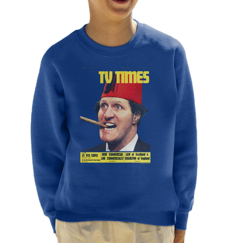 TV Times Tommy Cooper 1967 Cover Kids Sweatshirt-ALL + EVERY