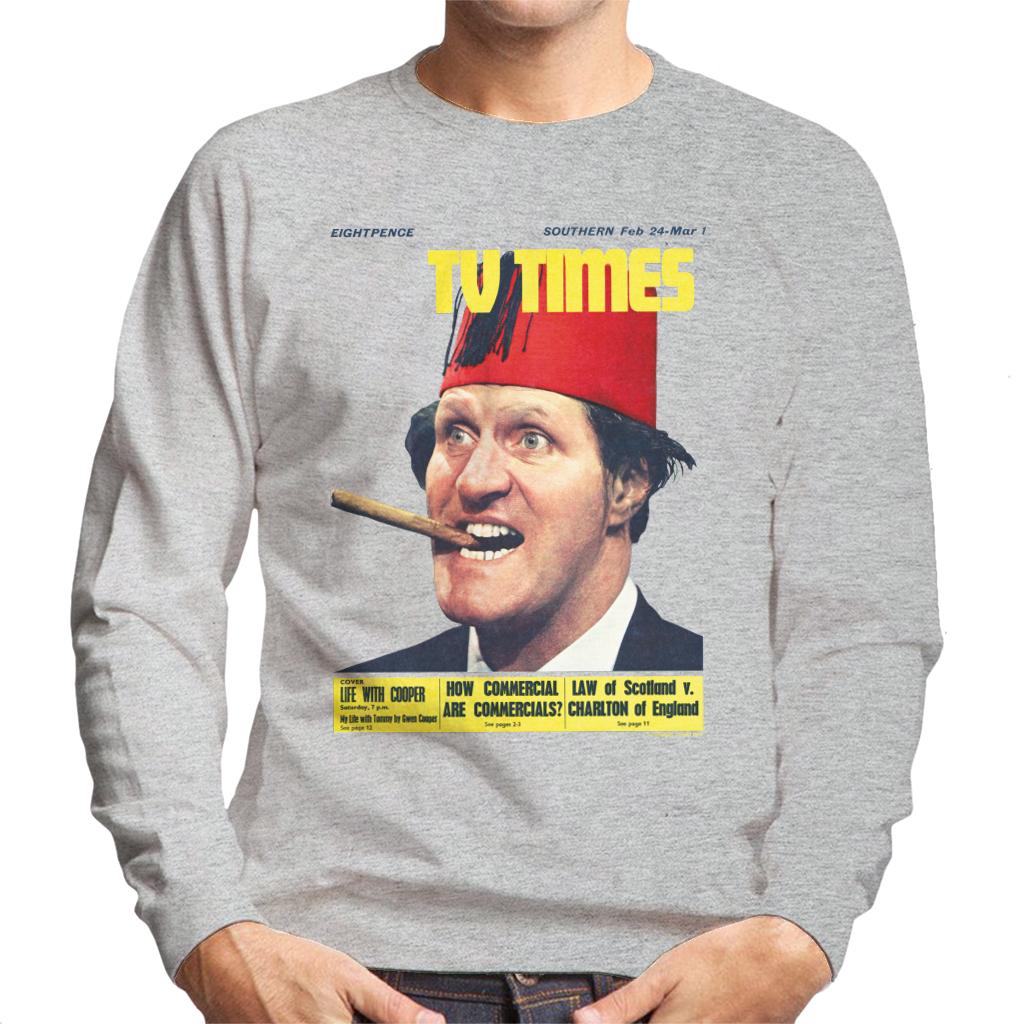 TV Times Tommy Cooper 1967 Cover Men's Sweatshirt-ALL + EVERY