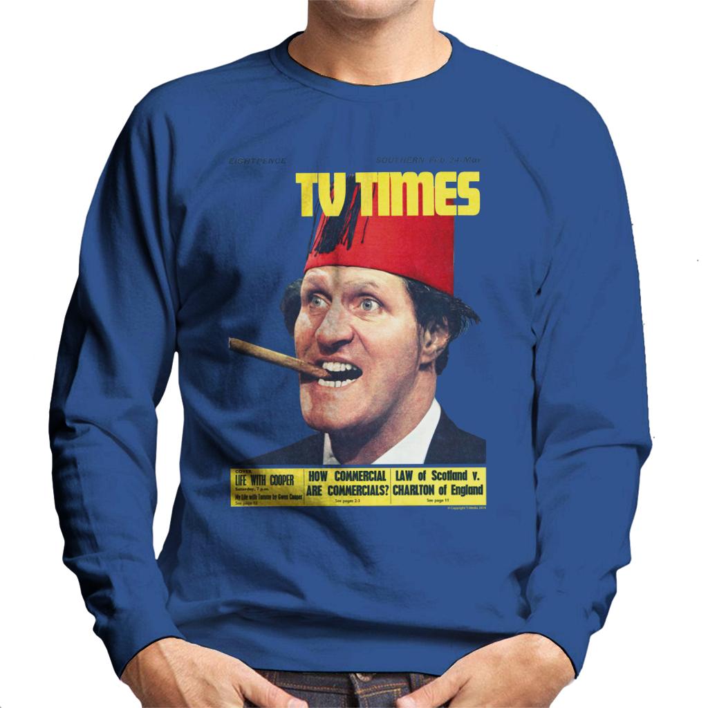 TV Times Tommy Cooper 1967 Cover Men's Sweatshirt-ALL + EVERY