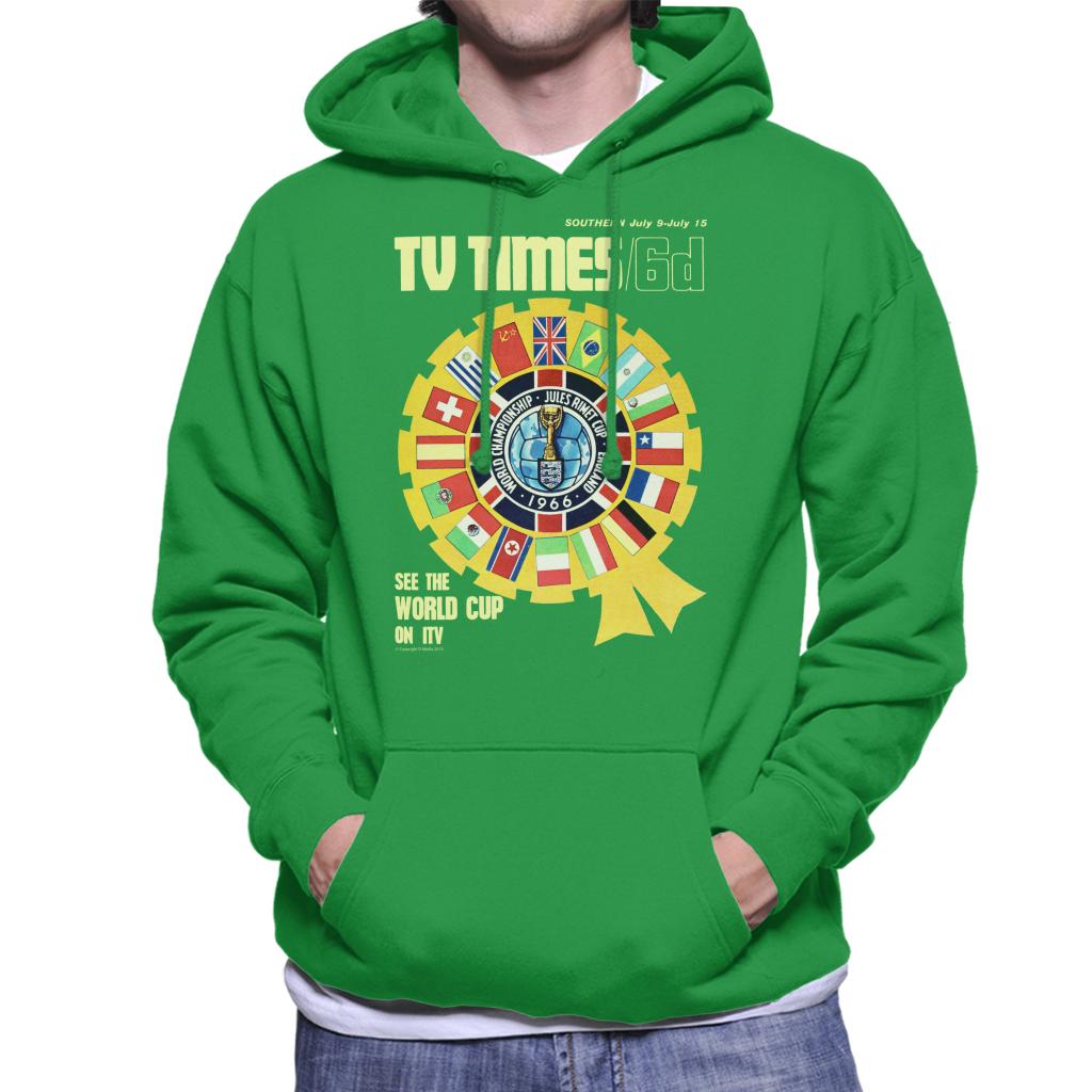 TV Times 1966 World Cup Cover Men's Hooded Sweatshirt-ALL + EVERY