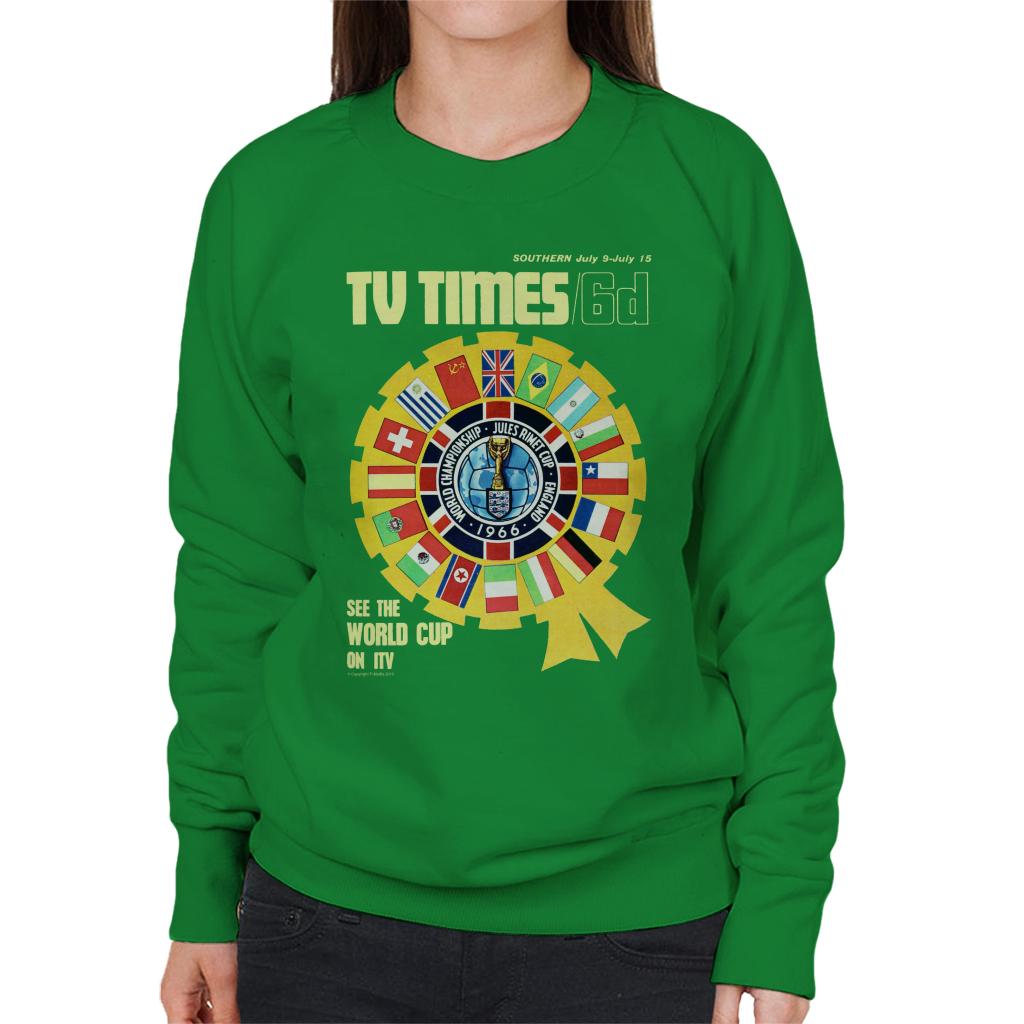 TV Times 1966 World Cup Cover Women's Sweatshirt-ALL + EVERY