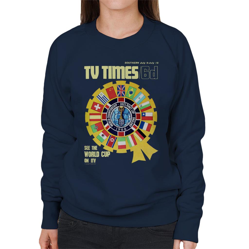 TV Times 1966 World Cup Cover Women's Sweatshirt-ALL + EVERY