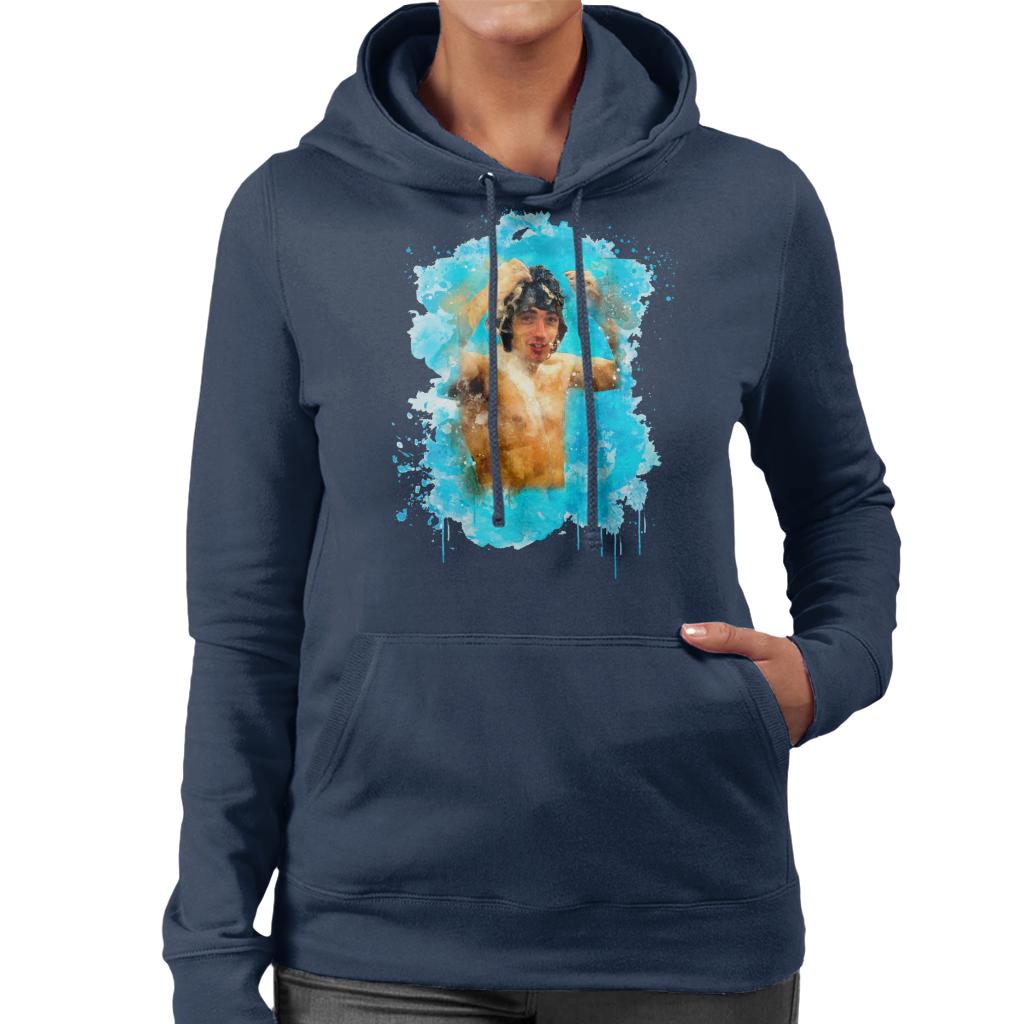 TV Times Kevin Keegan Having A Shower Liverpool Vs Everton Women's Hooded Sweatshirt-ALL + EVERY